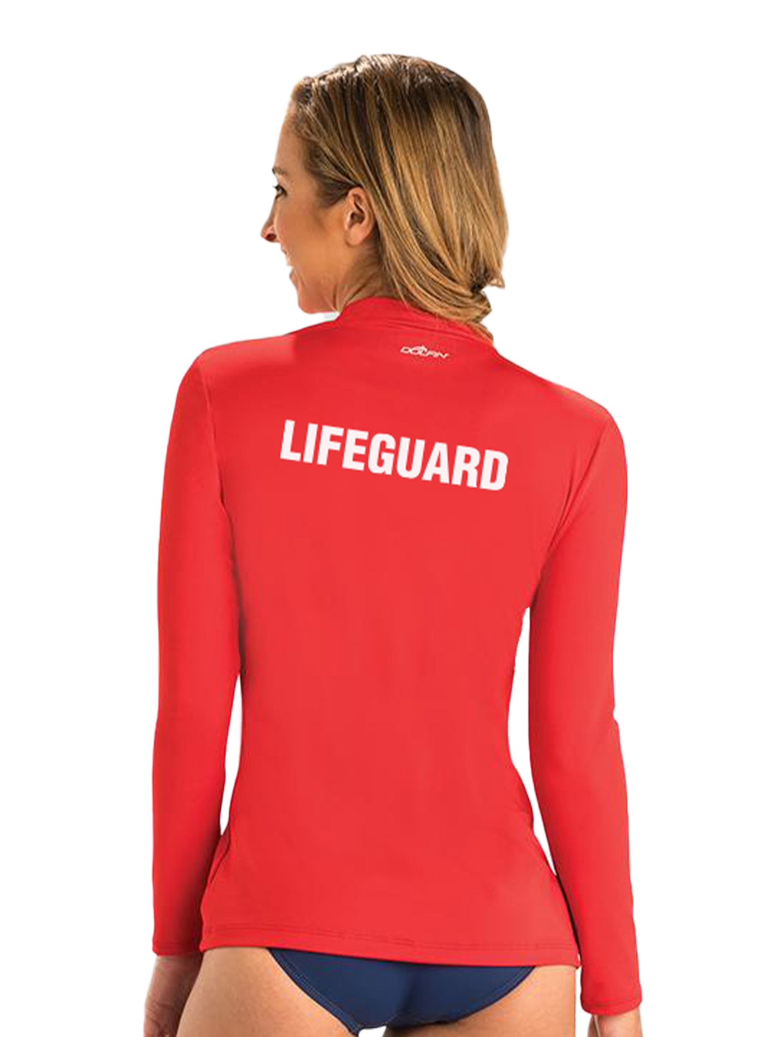 Women&#39;s &#39;&#39;Lifeguard&#39;&#39; Rashguard - Red