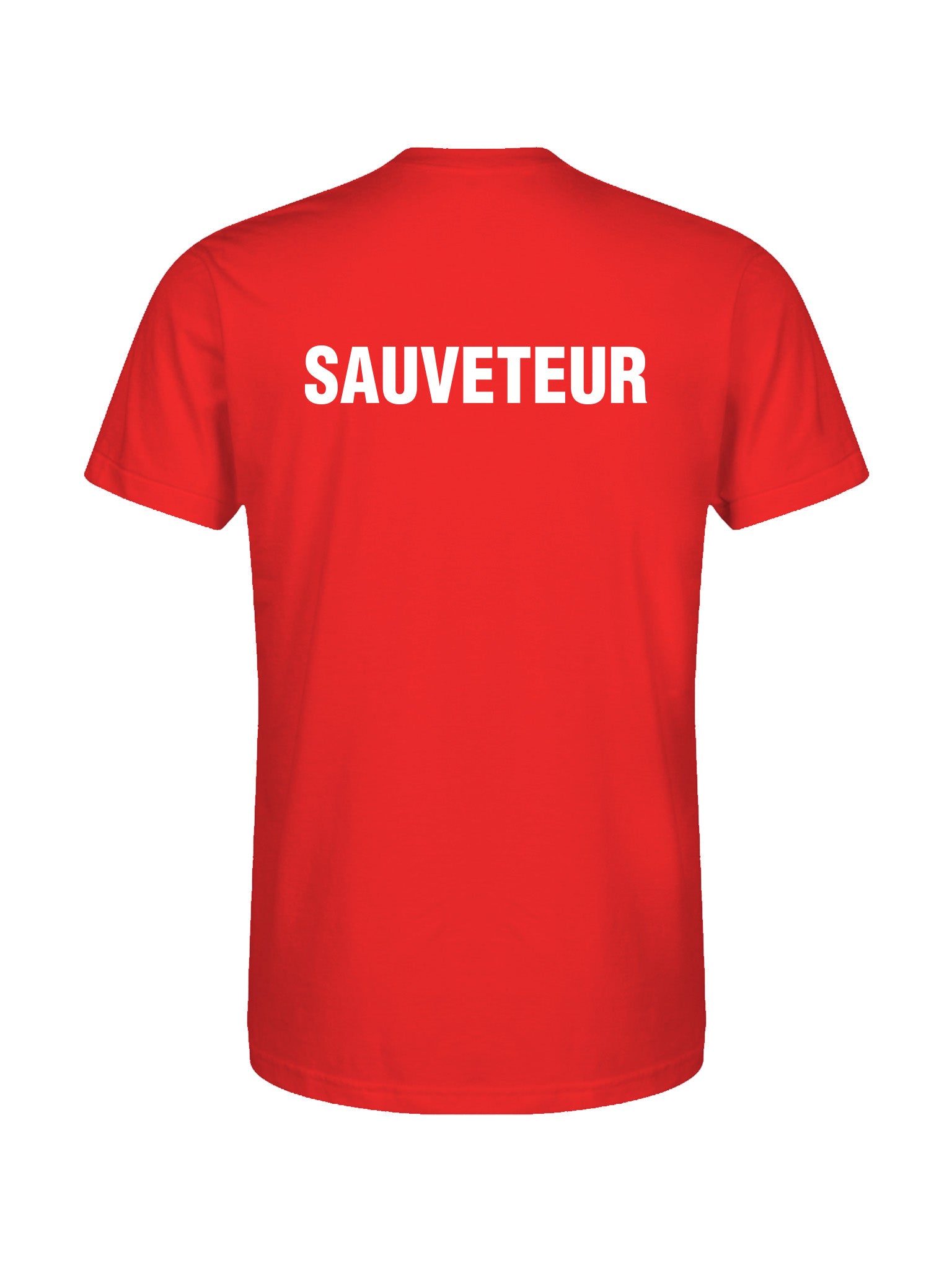 T-Shirt &#39;&#39;Sauveteur&#39;&#39; - Rouge