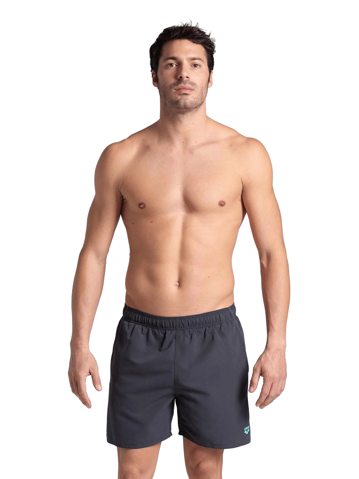 Short de bain 16 pouces Fundamentals R pour hommes - Asphalt/Water