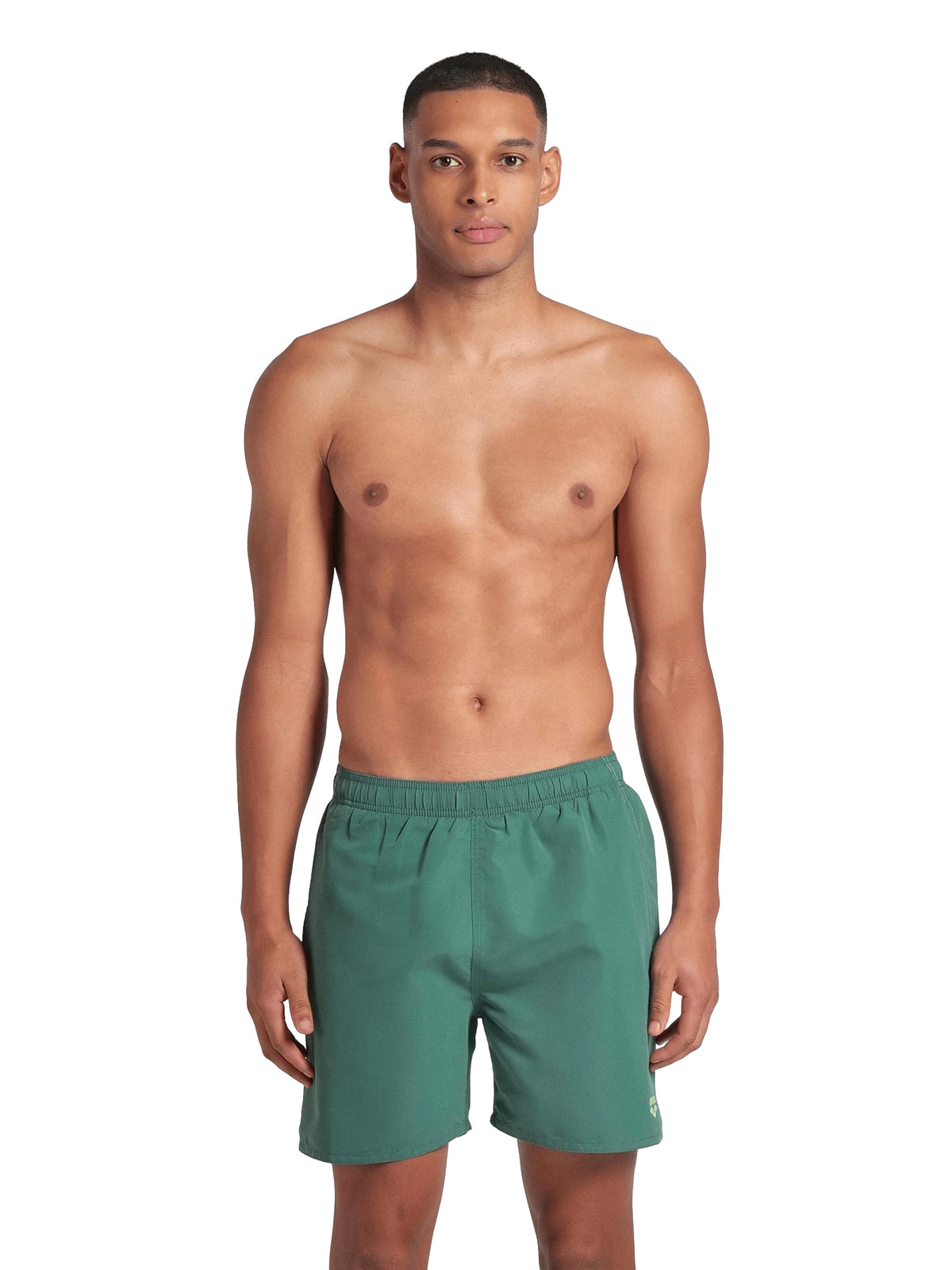 Men’s Fundamentals R 16-inch Swim Shorts – Sage/Red