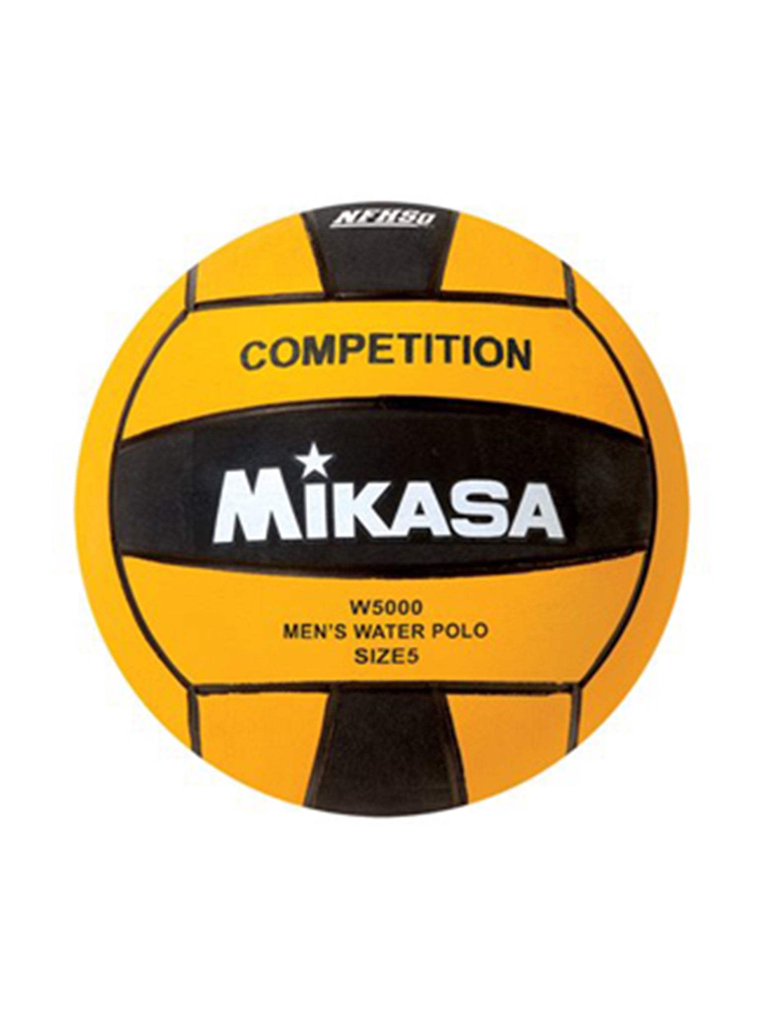 Ballon de water-polo Série Premium Mikasa taille 5 pour hommes - Noir