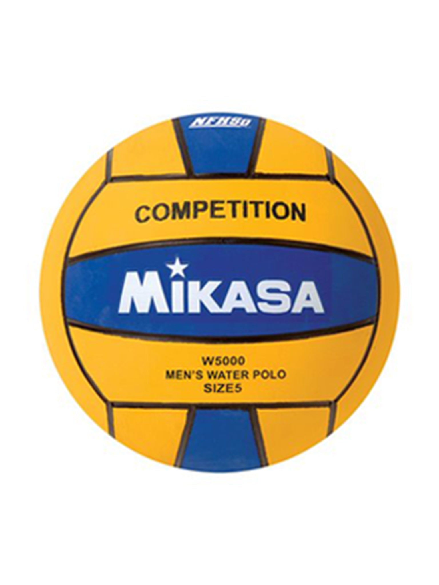 Ballon de water-polo Série Premium Mikasa taille 5 pour hommes - Bleu