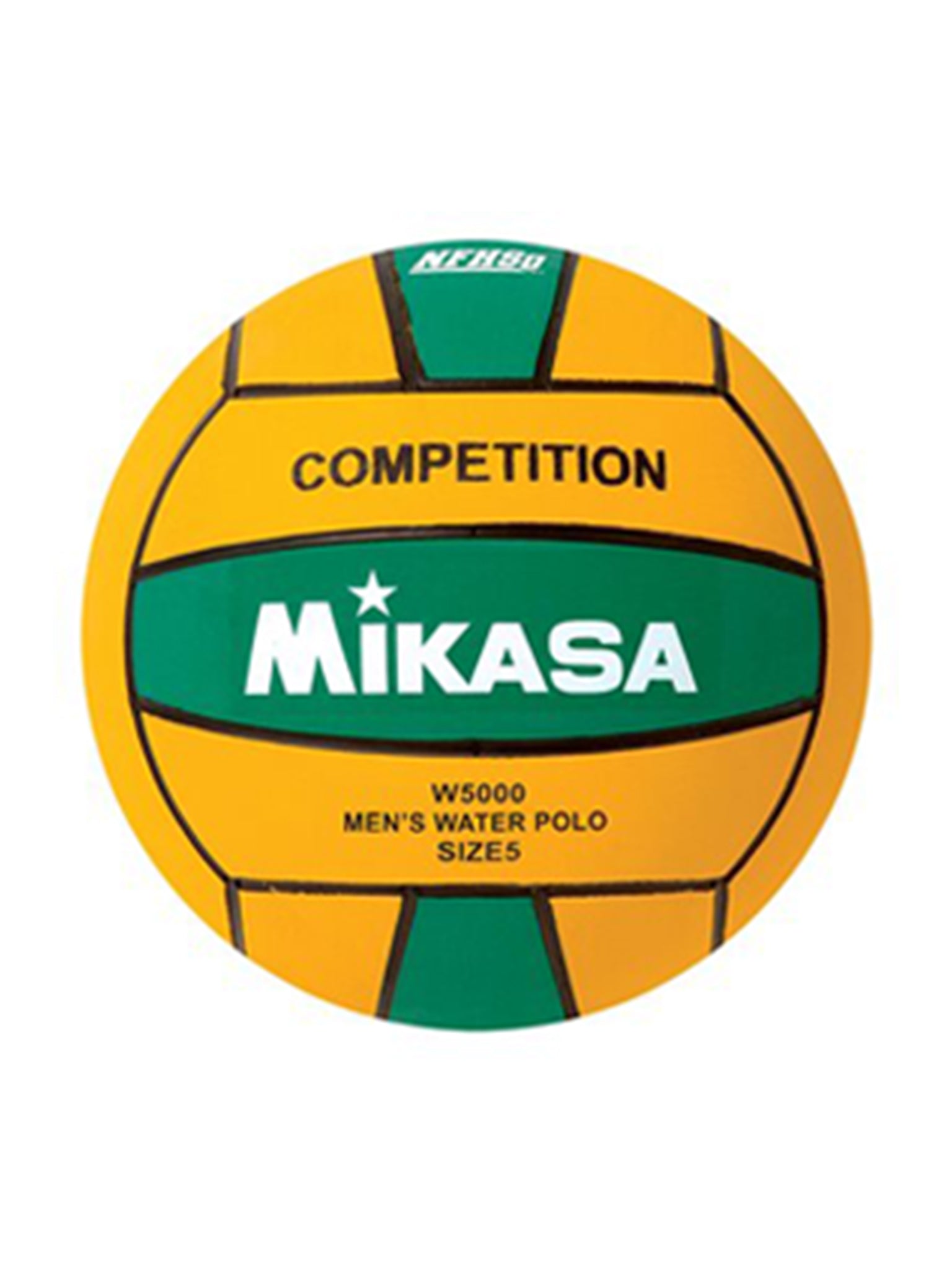 Ballon de water-polo Série Premium Mikasa taille 5 pour hommes - Vert