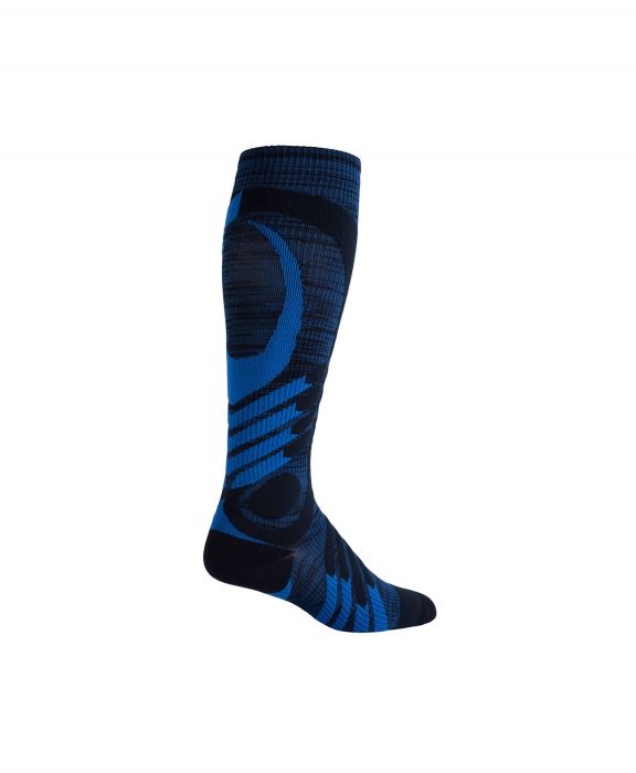 Bas De Compression Twist - Noir/Bleu||Twist Compression Socks - Black/Blue