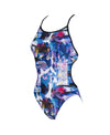 Maillot de bain une pièce femme - Dos Lace Painterly||Women's Swimsuit - Dos Lace Painterly