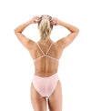 Maillot de bain une pièce femme - Cutoutfit Lapped|| Women's Swimsuit - Cutoutfit Lapped