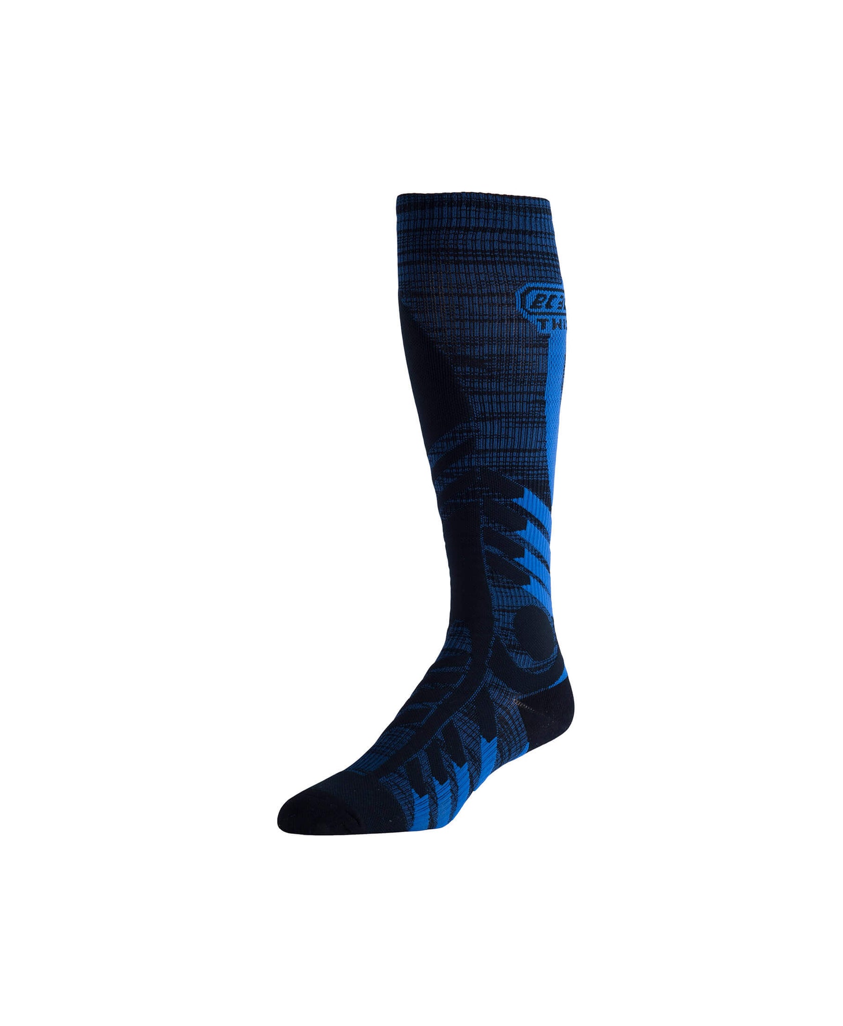 Bas De Compression Twist - Noir/Bleu||Twist Compression Socks - Black/Blue