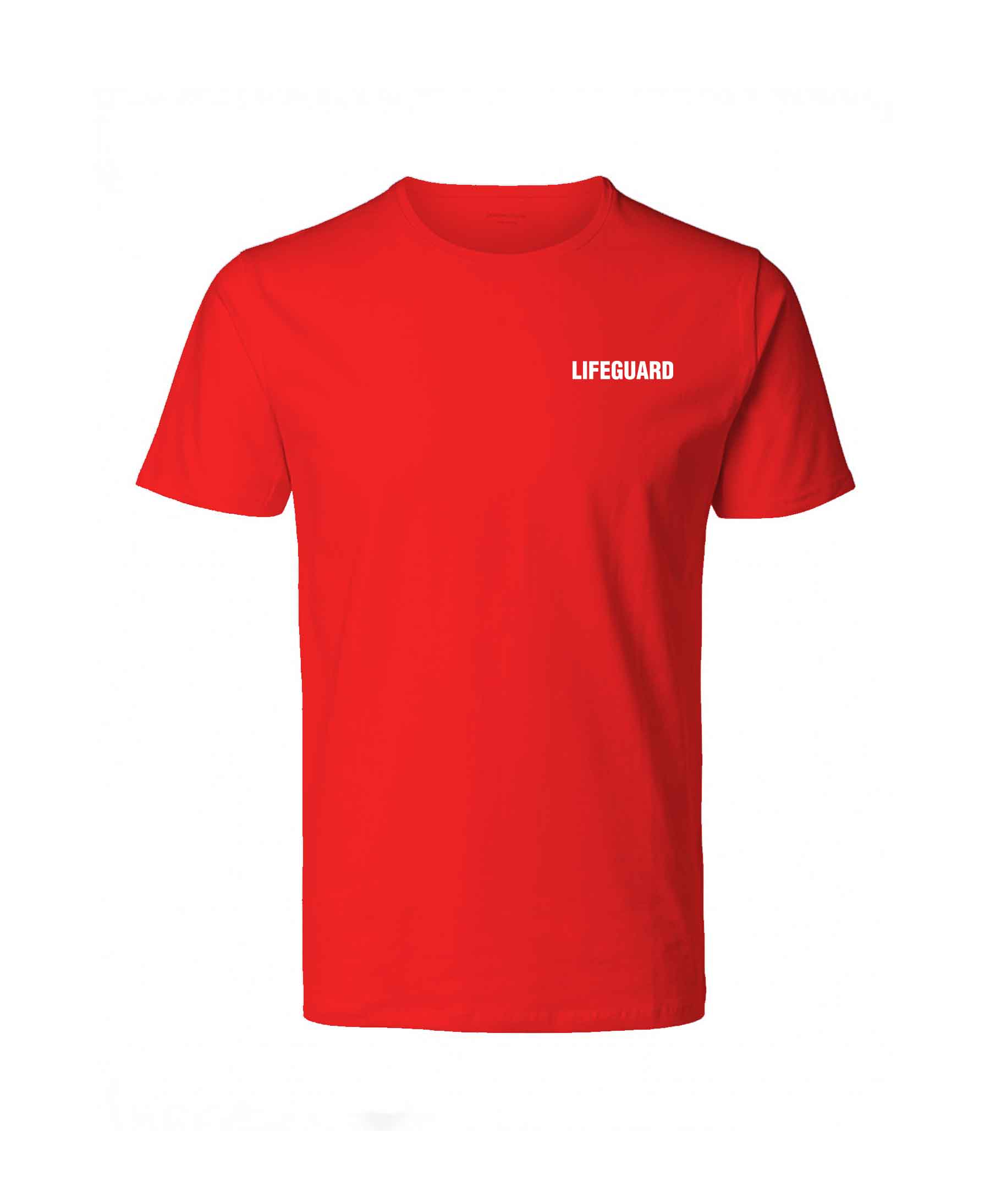 T-Shirt &#39;&#39;Lifeguard&#39;&#39; - Rouge